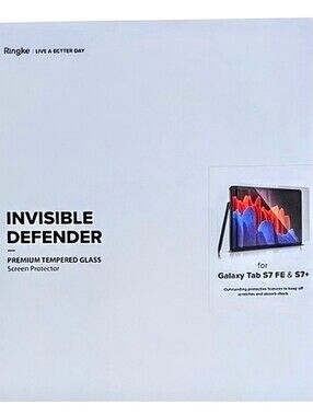 Ringke Tempered Glass Screen Protector Galaxy Tab S7 Plus, S7 FE, S8 Plus, S8 FE